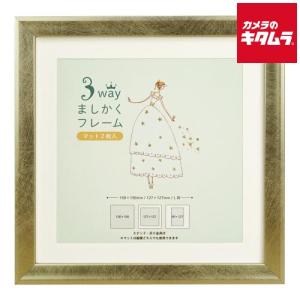 万丈（VANJOH） 送料無料 六角BOX L判フォトフレーム付き 全2種 立体