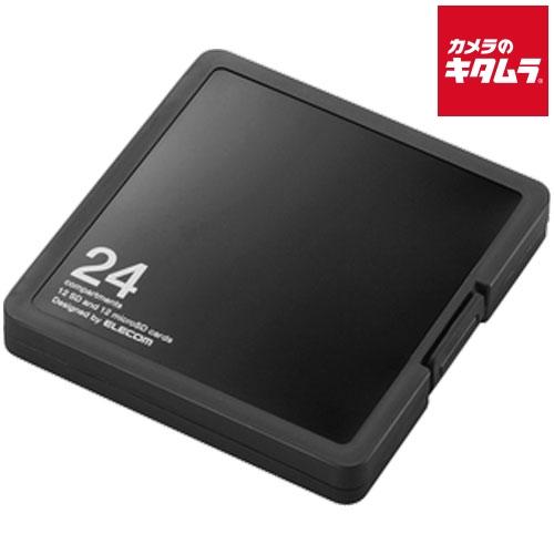 【ネコポス】 エレコム CMC-SDCPP24BK メモリカードケース インデックス台紙付き SD1...