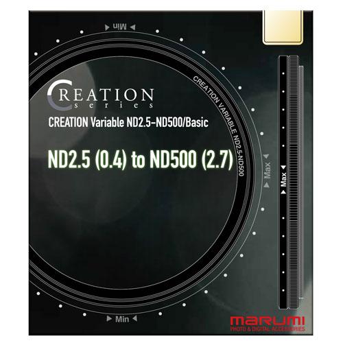 マルミ CREATION VARIABLE ND2.5-ND500/Basic 77mm