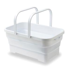 伊勢藤 ISETO 折りたたみハンドル付ソフトバスケット I-581