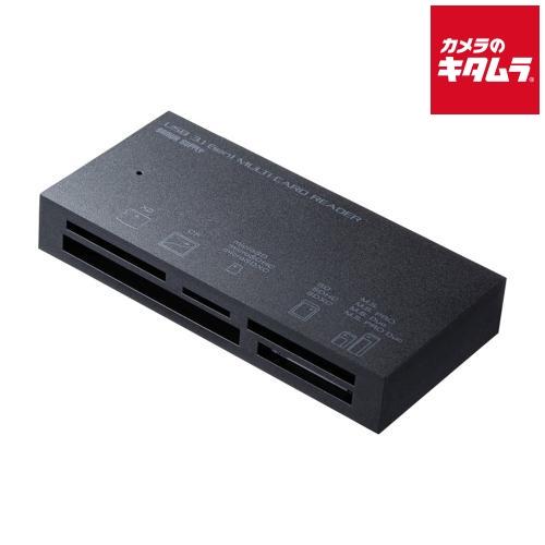 サンワサプライ ADR-3ML50BK USB3.1 マルチカードリーダー（ブラック）