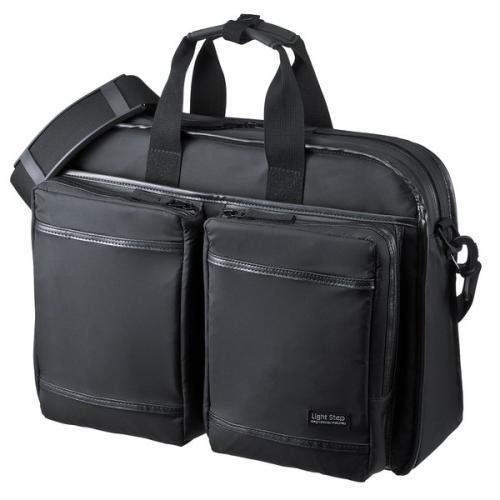 サンワサプライ BAG-LW10BK 超撥水・軽量PCバッグ 3WAYタイプ