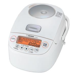象印 圧力IH炊飯器 極め炊き 鉄器コートプラチナ厚釜 NP-BK10-WA ホワイト [5.5合炊き]