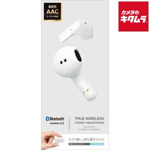 テレホンリース カナル型 Bluetooth完全ワイヤレスイヤホン RTWS05WH ホワイト 《納...