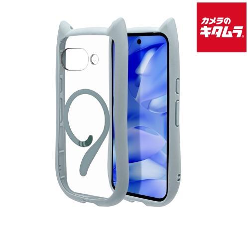 テレホンリース 8767P9AHPMSBL mimi TPU×PC ワイヤレス充電対応 スモーキーB...