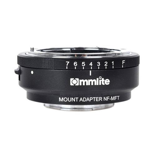 Commlite CM-NF-MFT マウントアダプター [レンズ側：ニコンF ボディ側：マイクロフ...