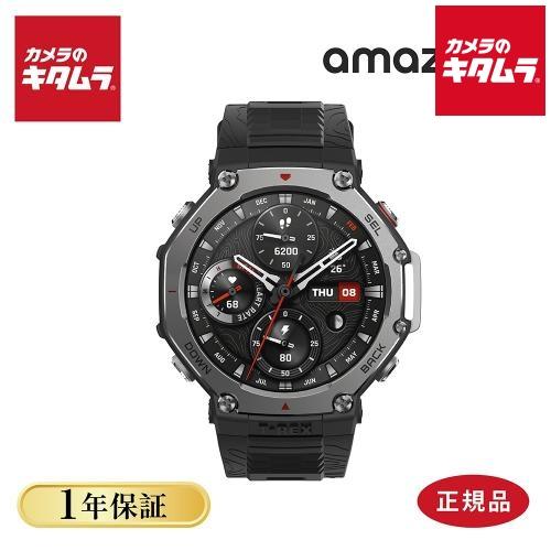 AMAZFIT スマートウォッチ T-Rex 3 オニキス BK SP170069C218 【正規品...