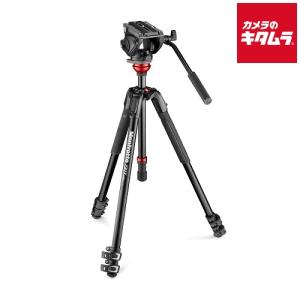 Manfrotto 三脚MT502AM 三脚 + MVH500A Manfrotto（マンフロット） MVH500AHビデオ雲台+レベリング付きアルミ