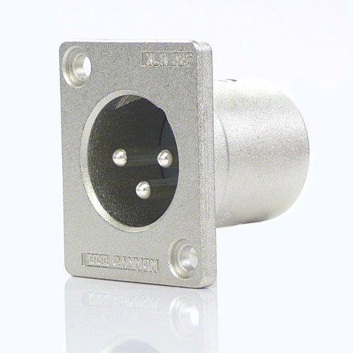 ITTキャノン XLR型オスレセプタクル(3pin) XLR3-32-F77