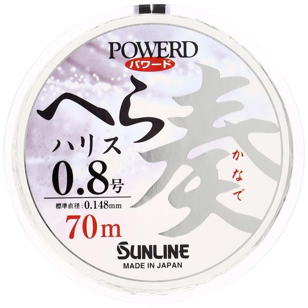 サンライン(SUNLINE) ハリス パワード へら 奏 ナイロン 70m 0.5号 クリア