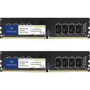 Timetec 16GB KIT(8GBx2枚) DDR4 デスクトップPC用メモリ 3200MHz(PC4-3200AA) PC4-25600 UD