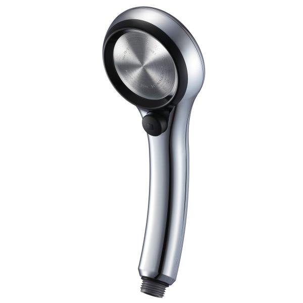SANEI(サンエイ) シャワーヘッド レイニーメタリック 手元ストップ 節水率50% 極細水流 勢...
