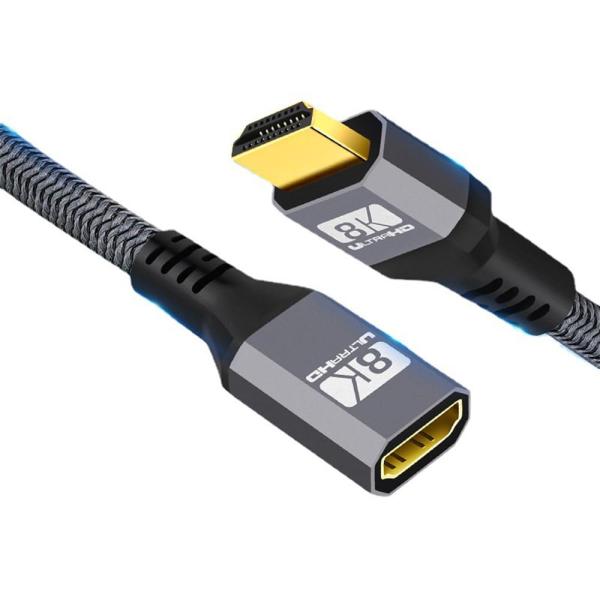 NFHK HDMI 2.1 UHD 8K 延長ケーブル オス-メス ウルトラHD 8K 60hz 4...