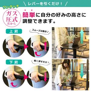 スタンディング昇降デスク おしゃれ シンプル ...の詳細画像2