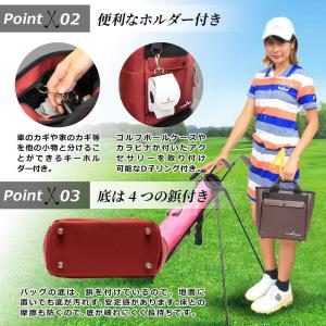 ゴルフラウンドバッグ トート 軽量 大容量 メ...の詳細画像4