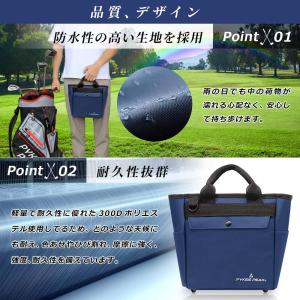 ゴルフラウンドバッグ トート 軽量 大容量 メ...の詳細画像5