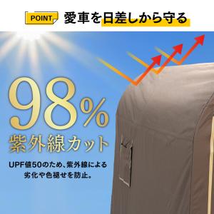 バイクガレージ バイク 自転車 カバー サイク...の詳細画像4