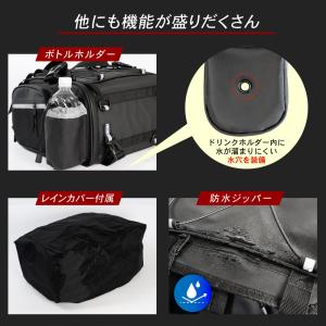 バイクシートバッグ バイク 大容量 Mサイズ ...の詳細画像5