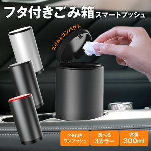 ゴミ箱 車 ごみ箱 ワンプッシュ フタ付き 蓋付き