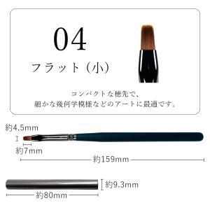ネイルブラシ ネイル 筆 10種 キャップ付き...の詳細画像5
