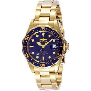 Invicta Men's 8937 "Pro Diver" 18k Gold Ion-Plated Bracelet Watch [並行輸入品]｜emiemi