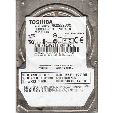 東芝 MK2552GSX 250GB 2.5-Inch SATA 内蔵型HDD