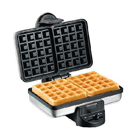 Hamilton Beach Belgian Mini Waffle Maker with Shad...