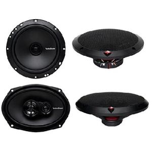 Rockford Fosgate R169X3 6x9 260W 3ウェイ + R1675X 6.75インチ 2ウェイ カースピーカー 同軸