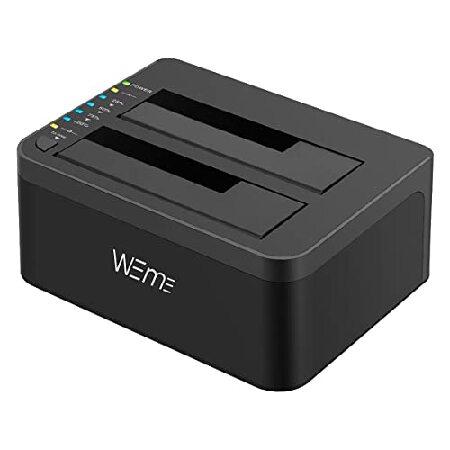 WEme USB 3.0 to SATA/IDE 変換アダプター/デュアルベイ外付けHDDドッキング...