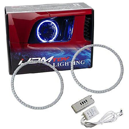 iJDMTOY 132-LED RGB マルチカラーLED エンジェルアイハローリング 2005-2...