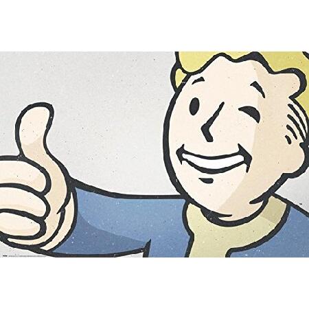 Fallout 4 - Gamingポスター/印刷( Vault Boy ) (サイズ: 36 &quot; ...