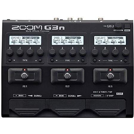 Zoom G3n Gシリーズ ギター用マルチエフェクトプロセッサー 70 (68エフェクト、1ルーパ...