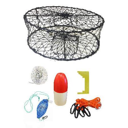 KUFA CT50 Sports Foldable Crab Trap with 100&apos; Rope...