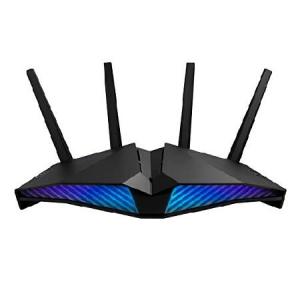 ASUS RT-AX82U (AX5400) Dual Band WiFi 6 Extendable Gaming Router, Gaming Port, Mobile Game Mode, Aura RGB, Included AiProtection Pro Security, Instant