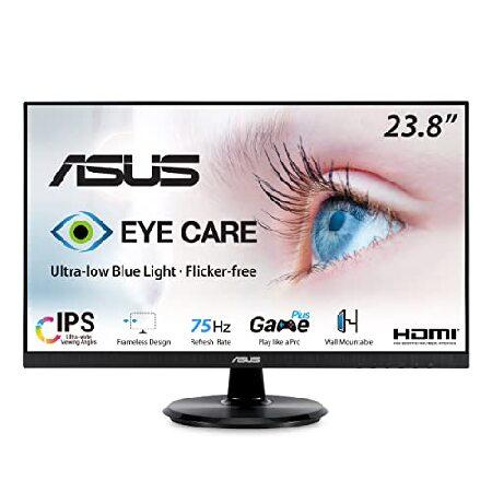 ASUS VA24DQ 23.8” Monitor, 1080P Full HD, 75Hz, IP...