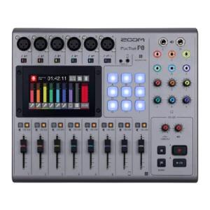 Zoom PodTrak P8 Podcast Recorder, 6 Microphone Inputs, 6 Headphone Outputs, Phone Input, Sound Pads, Onboard Editing, Record to SD card, USB Audio Int