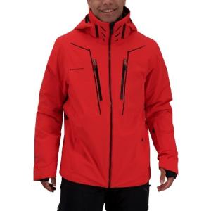 Obermeyer Men's Standard Iba Down Hybrid Jacket, Brakelight, 2XL｜emiemi