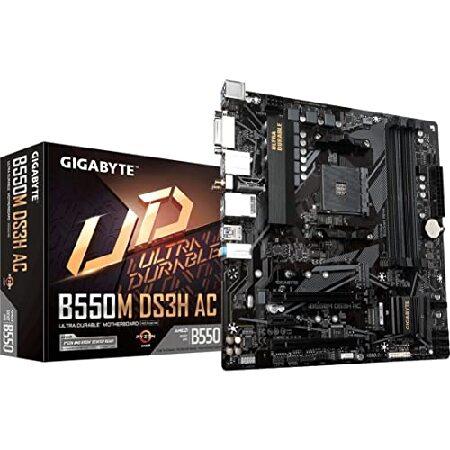 GIGABYTE B550M DS3H AC (AM4 AMD/B550/Micro ATX/Dua...