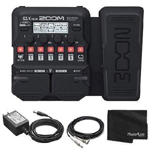 Zoom G1X Four Guitar Effects Processor with Built-In Expression Pedal + Zoom AD-16 9V AC adapter + Guitar Instrument Cable w Right Angle Plug + Photo4