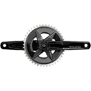 SRAM Rival AXS ワイドクランクセット - 160mm 12速 43/30t 94 BCD ダブスピンドルインターフェース ブラック D1｜emiemi