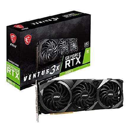 MSI GeForce RTX 3080 Ti VENTUS 3X 12G OC グラフィックスボー...