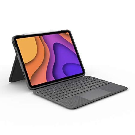 Logitech Folio Touch iPad キーボードケース トラックパッドとスマートコネク...