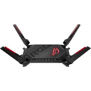 ASUS ROG Rapture GT-AX6000 Dual-Band WiFi 6 Extendable Gaming Router, Dual 2.5G Ports, Triple-level Game Acceleration, Mobile Game Mode, Aura RGB, Sub