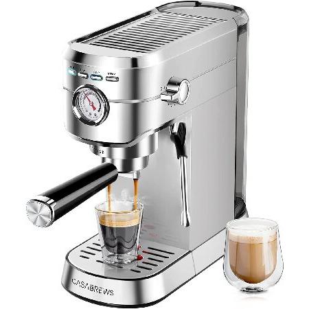 CASABREWS Espresso Machine 20 Bar, Professional Es...