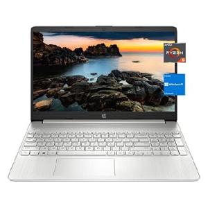 HP 2022 Newest 15 Laptop, 15.6" Full HD Display, AMD Ryzen 5 5500U Hexa-Core Processor, 12GB DDR4 RAM, 512GB PCIe SSD, Webcam, HDMI, Bluetooth, Type-C