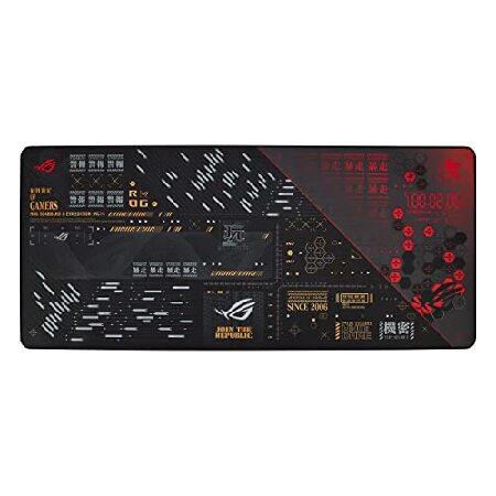 ASUS ROG Scabbard II EVAエディション 拡張ゲーミングマウスパッド 保護ナノコ...