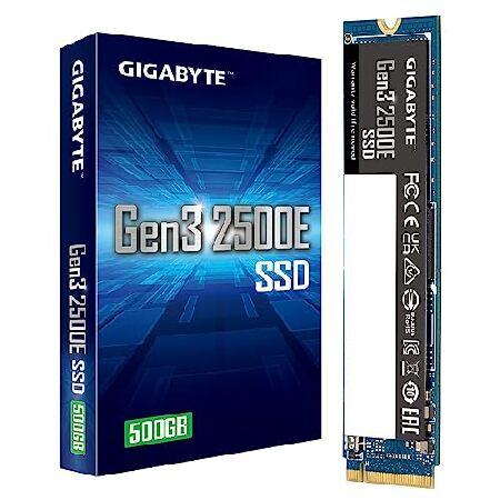 GIGABYTE Gen3 NVMe 2500E SSD 500GB M.2 2280 PCIe 3...