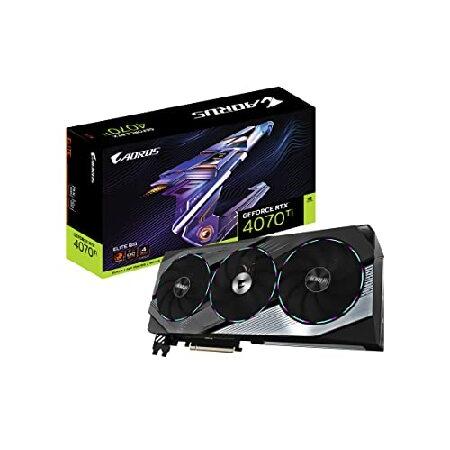 Gigabyte AORUS GeForce RTX 4070 Ti Elite 12G グラフィッ...