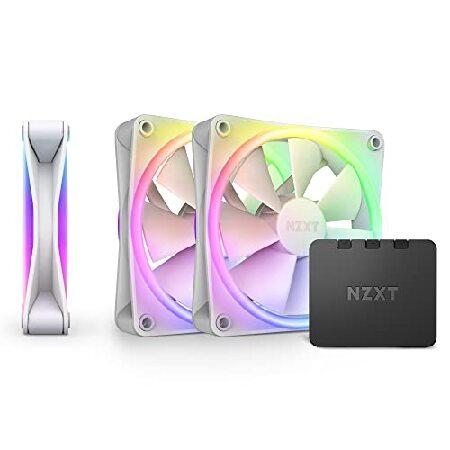 NZXT F120 RGB DUO TRIPLE PACK ＆ RGB Controller [Wh...