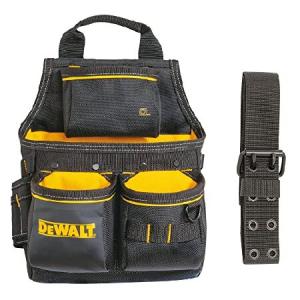 DEWALT ツールポーチ メンテナンス＆電気工事士用ポーチ 工具 ネイル 鍵 ブラック (DWST540201)｜emiemi